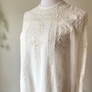 Swiss Dot Embroidered Dress